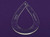 1/4" Quilting Template Teardrop 2.5" & 5.5"
