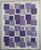 Purple Floating Blocks Quilt