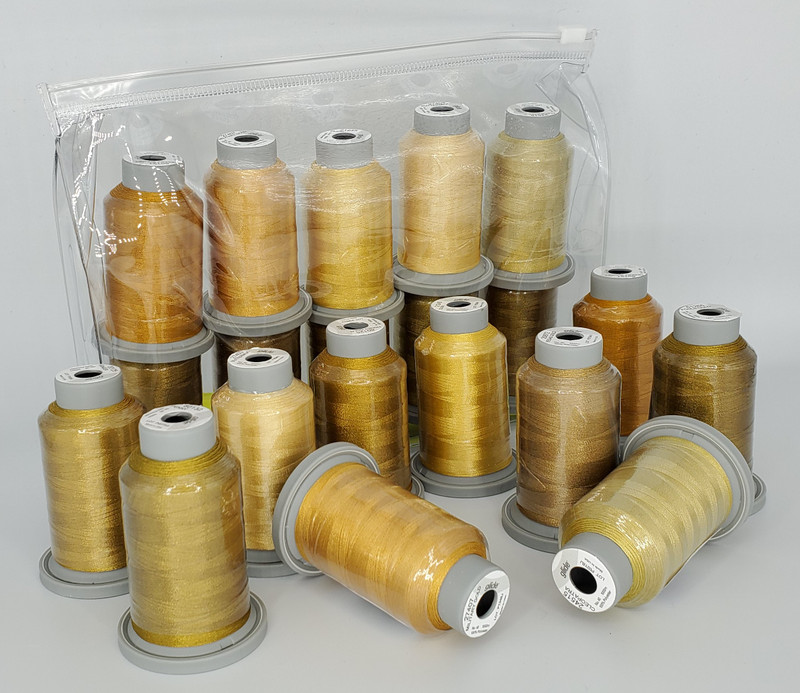 Gold Collection Glide Thread, 10 Spools - Teryl Loy Enterprises