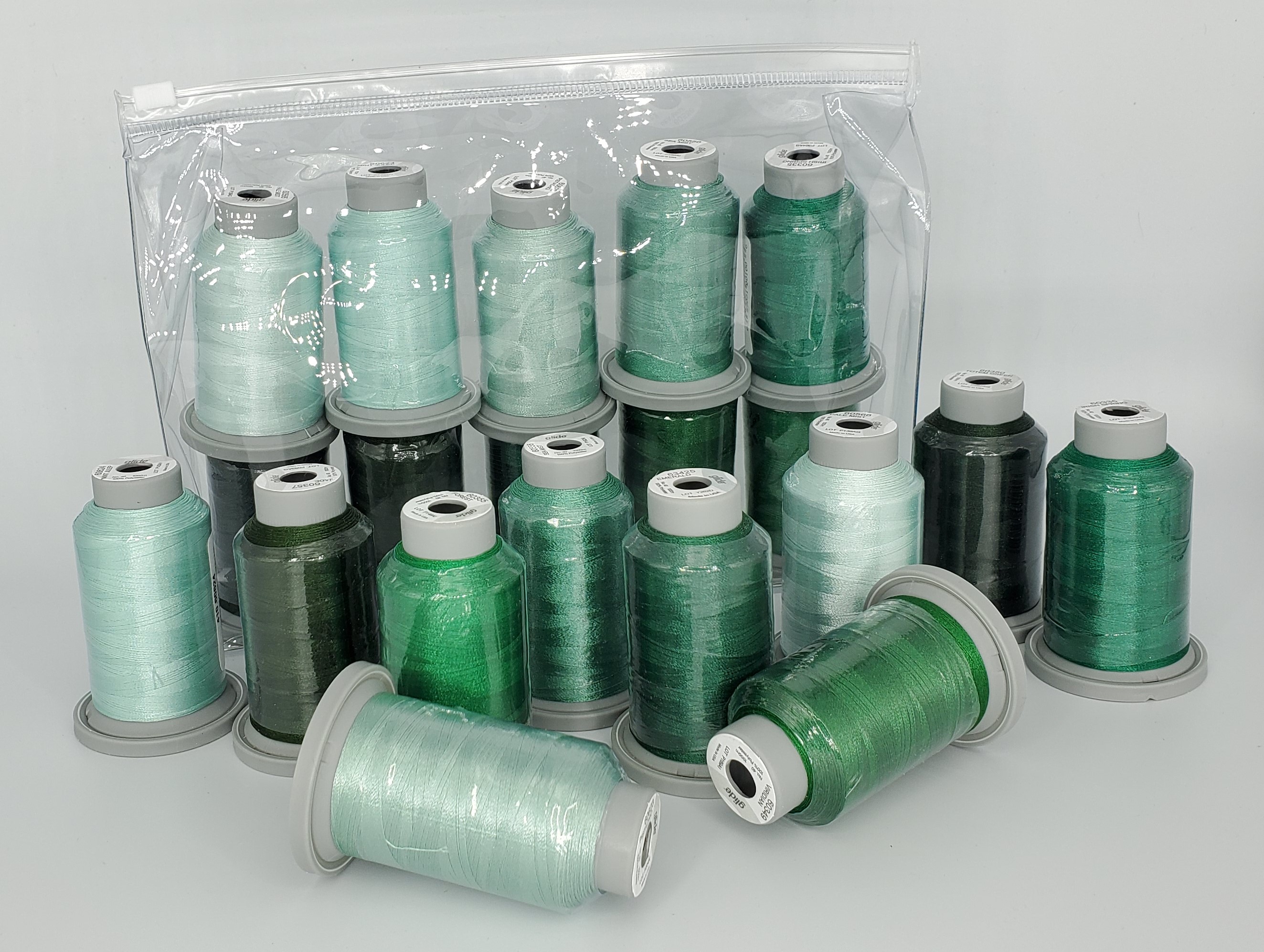 Blue Collection Glide Thread, 10 Spools - Teryl Loy Enterprises