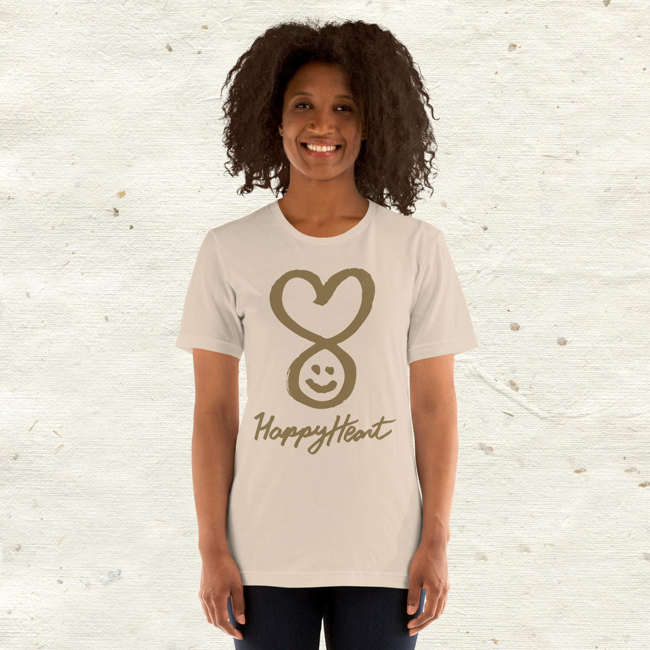 Happy Heart Unisex t-shirt - ShiftUp Shop