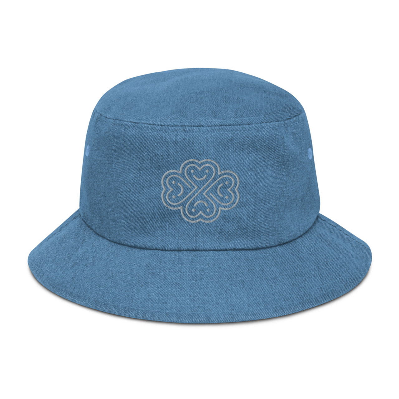 Denim LV Bucket Hat.  N & C Glam Collection LLC