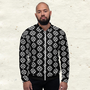 Positive Vibe Unisex Bomber Jacket Positive Vibe Unisex Bomber Jacket