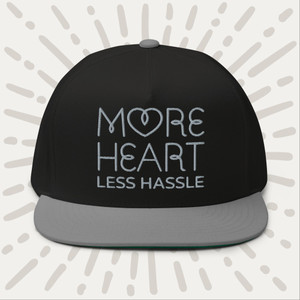 More-Heart_Flat Bill Cap
