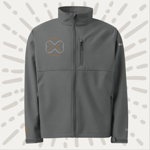 Positive Heart Columbia soft shell jacket