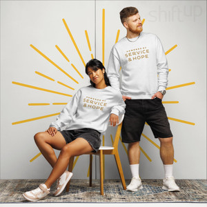 Powered by Service Crew neck sweatshirt Powered by Service Crew neck sweatshirt