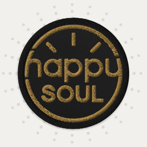Happy Soul Embroidered patches