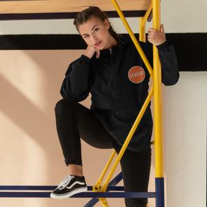 Embroidered Champion Packable Jacket Embroidered Champion Packable Jacket