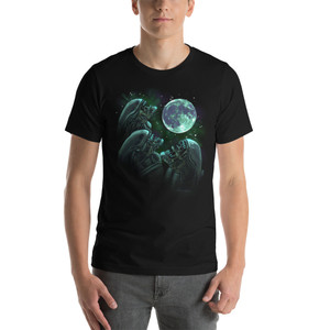 Three-Xenomorph-Moon Short-Sleeve Unisex T-Shirt