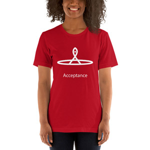 ACCEPTANCE Unisex T-Shirt - White ACCEPTANCE Unisex T-Shirt - White