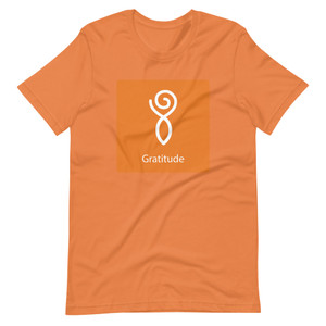 Gratitude Unisex T-Shirt_White Gratitude Unisex T-Shirt_White