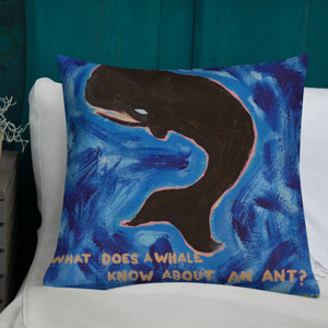 Vince- "Whale" Premium Pillow