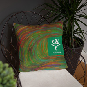 Teamwork Art Pillow Teamwork Art Pillow