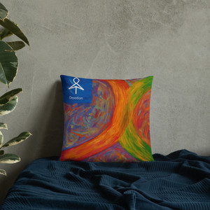 Devotion Art Pillow Devotion Art Pillow