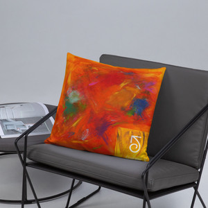 Courage Art Pillow Courage Art Pillow