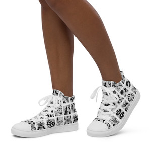 "Soul Seeds" Women’s high top canvas shoes "Soul Seeds" Women’s high top canvas shoes