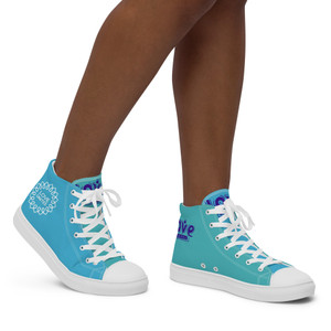 Love Unites Women’s high top canvas shoes Love Unites Women’s high top canvas shoes