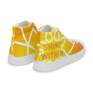 Shine Within Women’s high top canvas shoes Shine Within Women’s high top canvas shoes