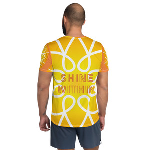 Shine Within All-Over Print Men's Athletic T-shirt Shine Within All-Over Print Men's Athletic T-shirt