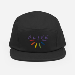 ALIVE Five Panel Cap_full color ALIVE Five Panel Cap_full color