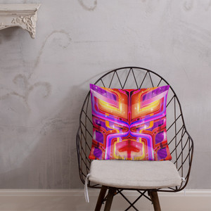 Lowrider series "Magenta" Premium Pillow Lowrider series "Magenta" Premium Pillow