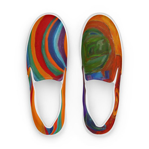 Flow Art - Men’s slip-on canvas shoes