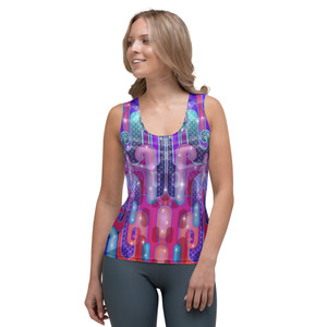 Lowrider series "Juke Box Hero" Sublimation Cut & Sew Tank Top Lowrider series "Juke Box Hero" Sublimation Cut & Sew Tank Top