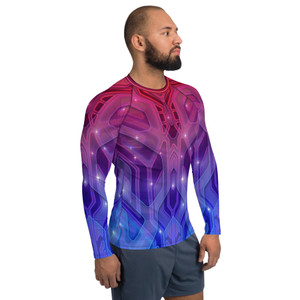 Lowrider series, "Bunnyfox" Men's Rash Guard