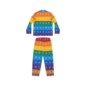Women's Satin Pajamas (AOP)