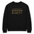 Powered by Wisdom Crew neck sweatshirt