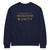 Powered by Wisdom Crew neck sweatshirt