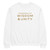 Powered by Wisdom Crew neck sweatshirt