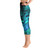 Lowrider series "Icy Teal" Yoga Capri Leggings