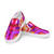 Lowrider series "Magenta" Men’s slip-on canvas shoes