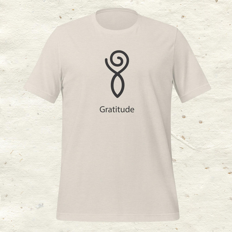 Gratitude_BLK_Unisex t-shirt