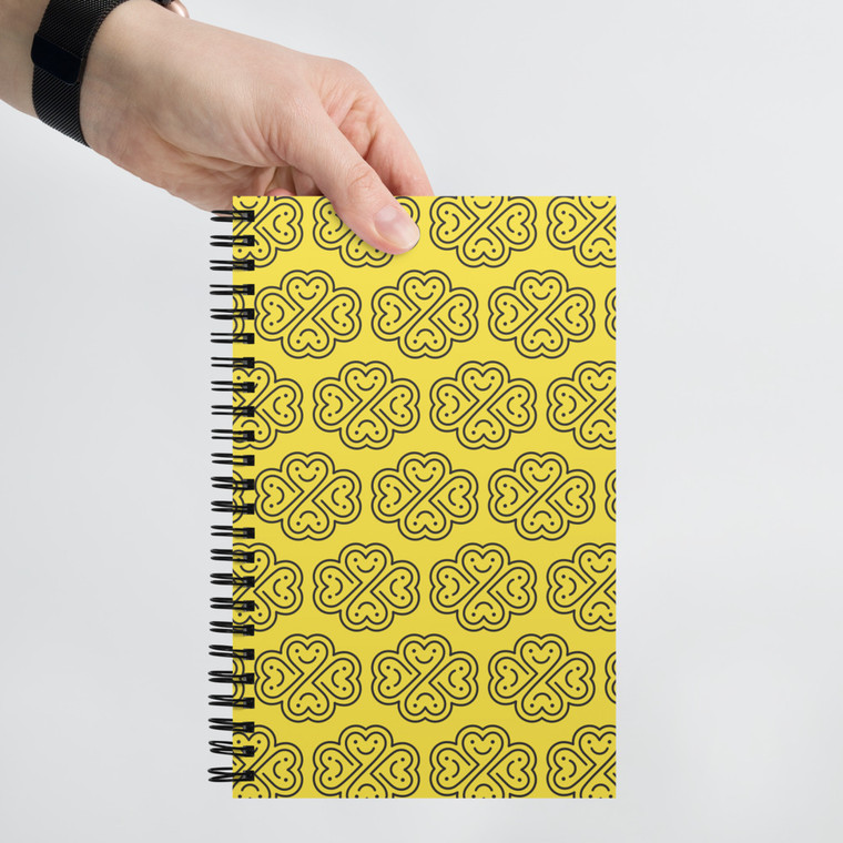 Love Unites Spiral notebook Yellow