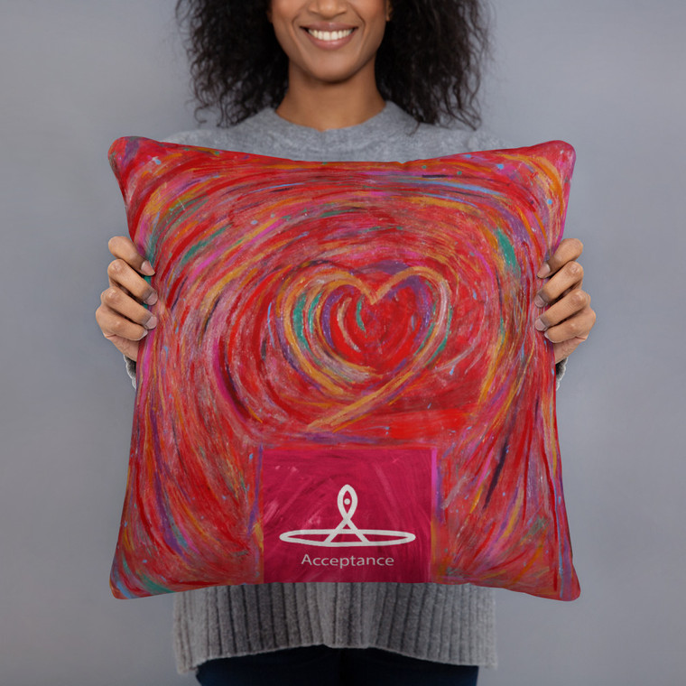 Acceptance Art Pillow