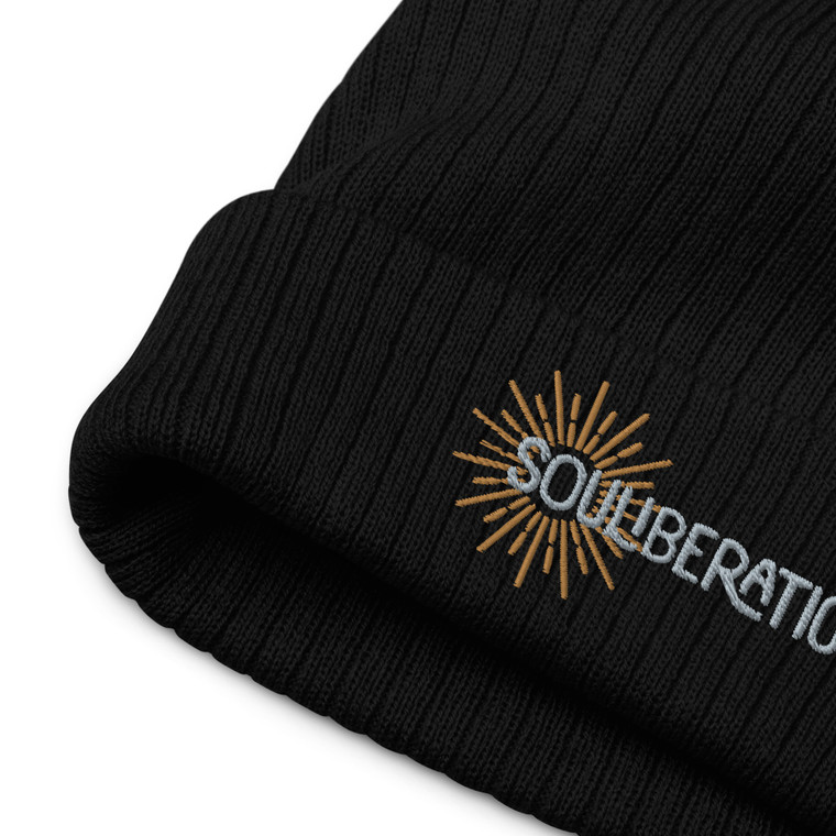 SOULiberation Ribbed knit beanie