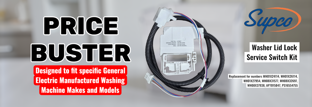 Washer Lid Lock Service Switch Kit