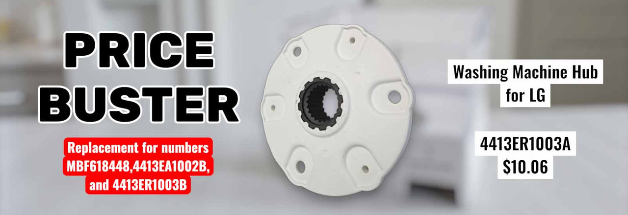 Wash machine hub for LG replacement part