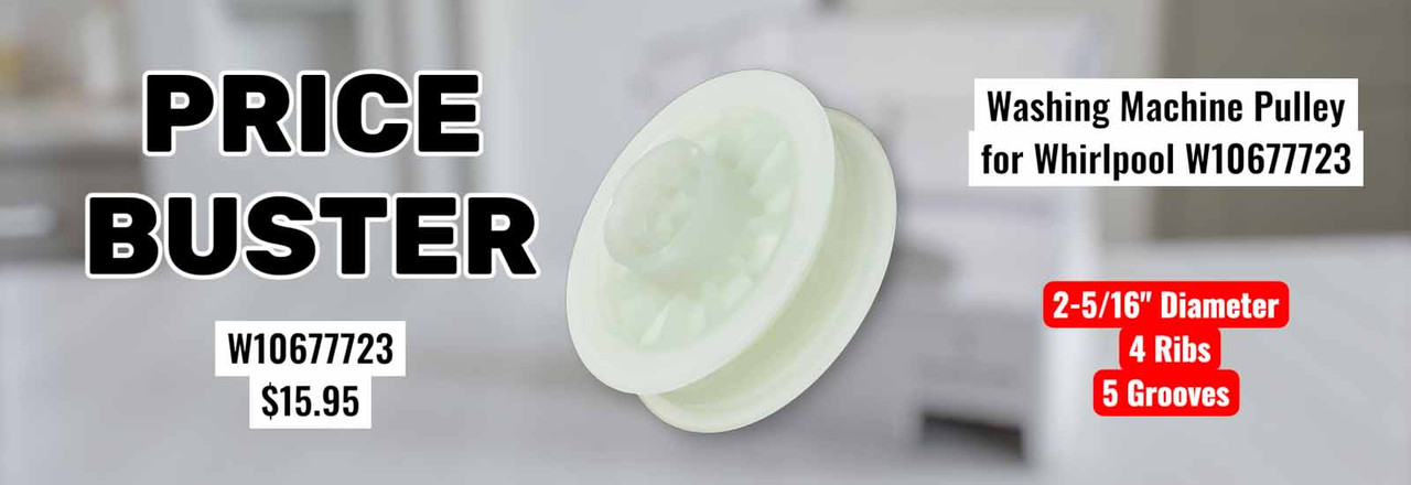 washing machine pulley for whirlpool replacement parts