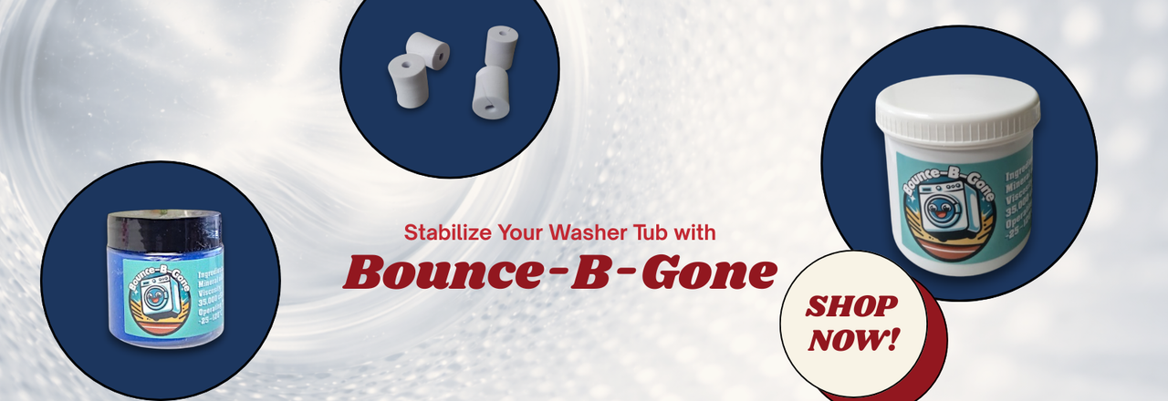 Stabilize Your Washer Tub with Bounce-B-Gone