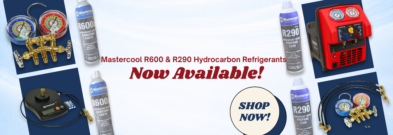 Mastercool R600 & R290 Now Available!