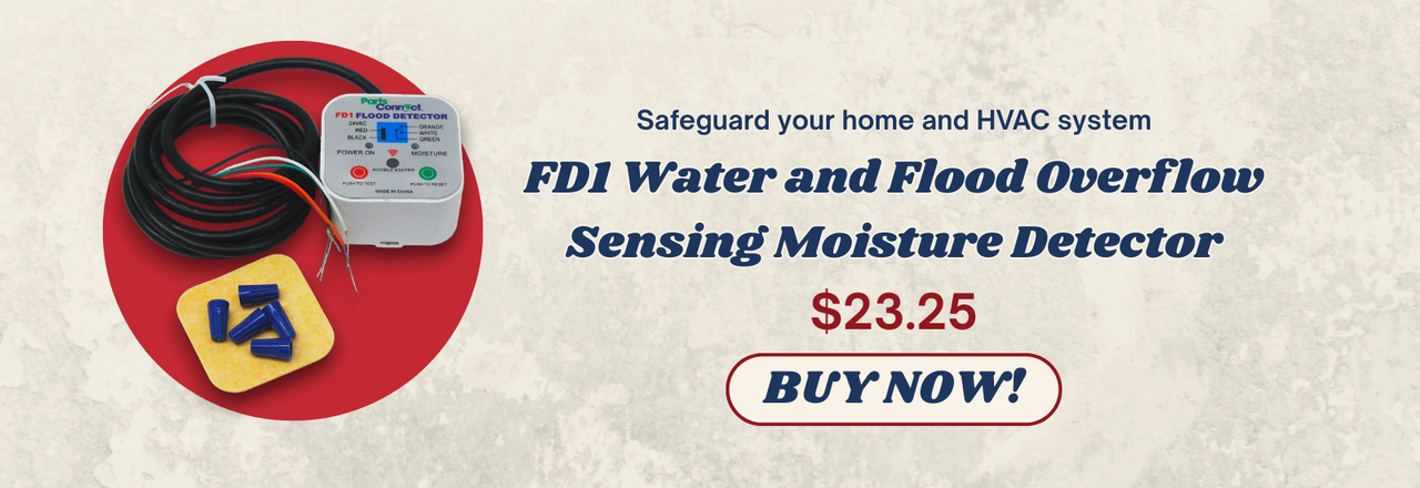FD1 Water and Flood Overflow Sensing Moisture Detector