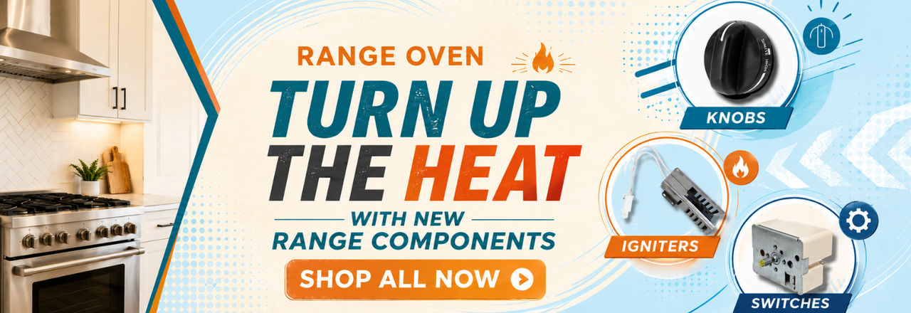 Range oven replacement parts for your stove / cooking appliance