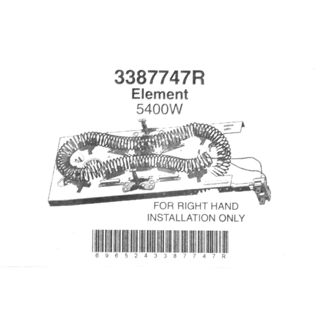 Dryer Heater Element for Whirlpool | McCombs Supply Co | 3387747