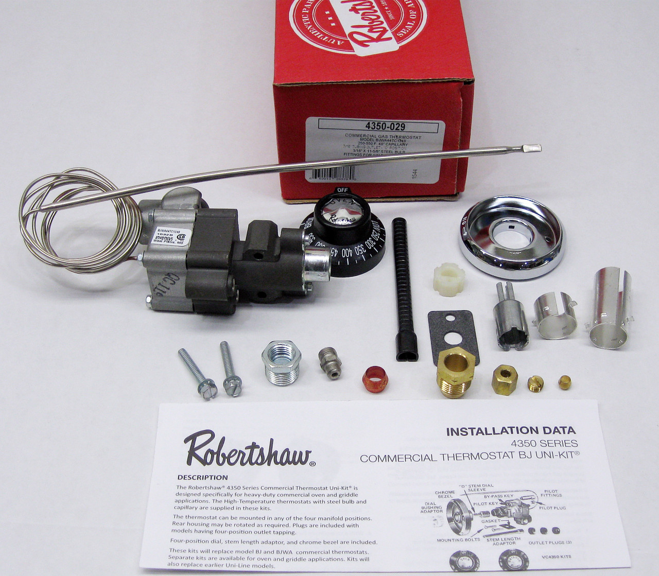 Robertshaw Commercial Cooking Thermostat | McCombs Supply | 4350-029