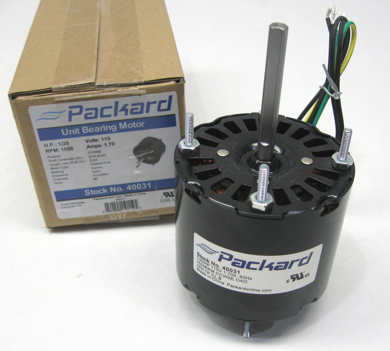 Packard 3.3inch Replacement Motor | McCombs Supply Co | 40031
