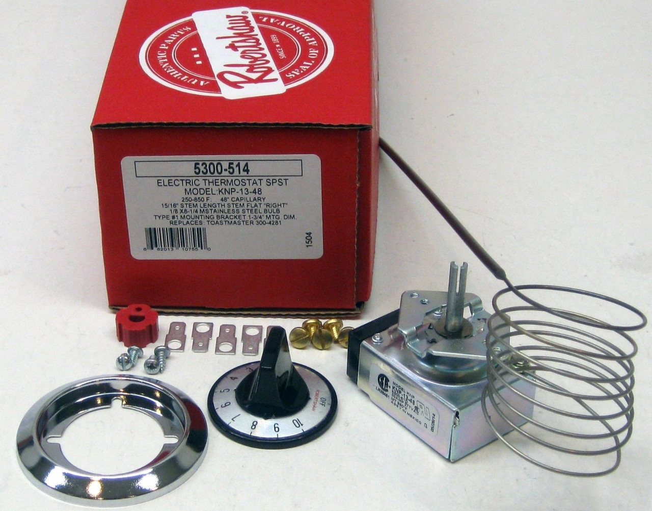 Robertshaw Electric Oven Thermostat | McCombs Supply Co | 5300-514