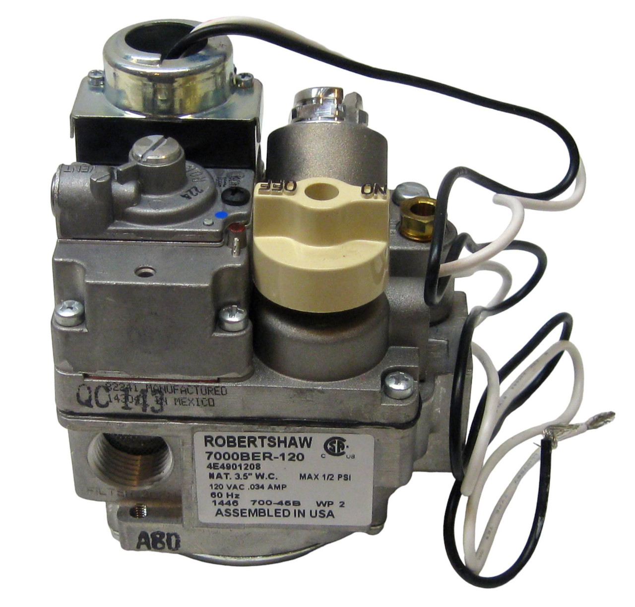 GE 7027A 真空管 4本 純正箱付 PAIRテストデータ記載 Robertshaw Gas Valve for Vulcan | McCombs Supply | 700-452